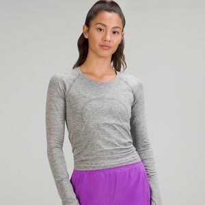 Grey swiftly tech long sleeve